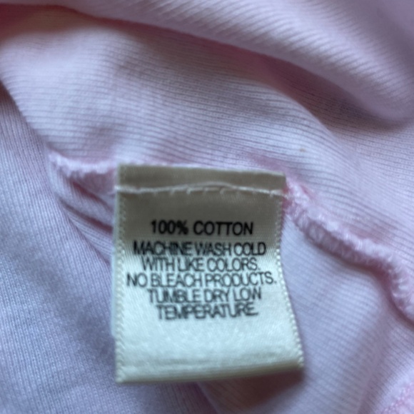 JUICY COUTURE BABY Y2K 90s True Vintage Cupcake Lover Pink Sporty Tee 4 4T Cute! - Picture 7 of 11